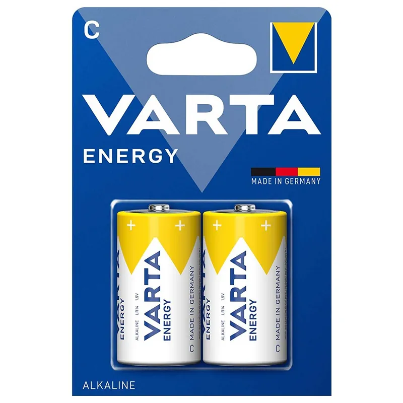 Baterie Alcalina Energy LR14 Bl 2 Buc Varta