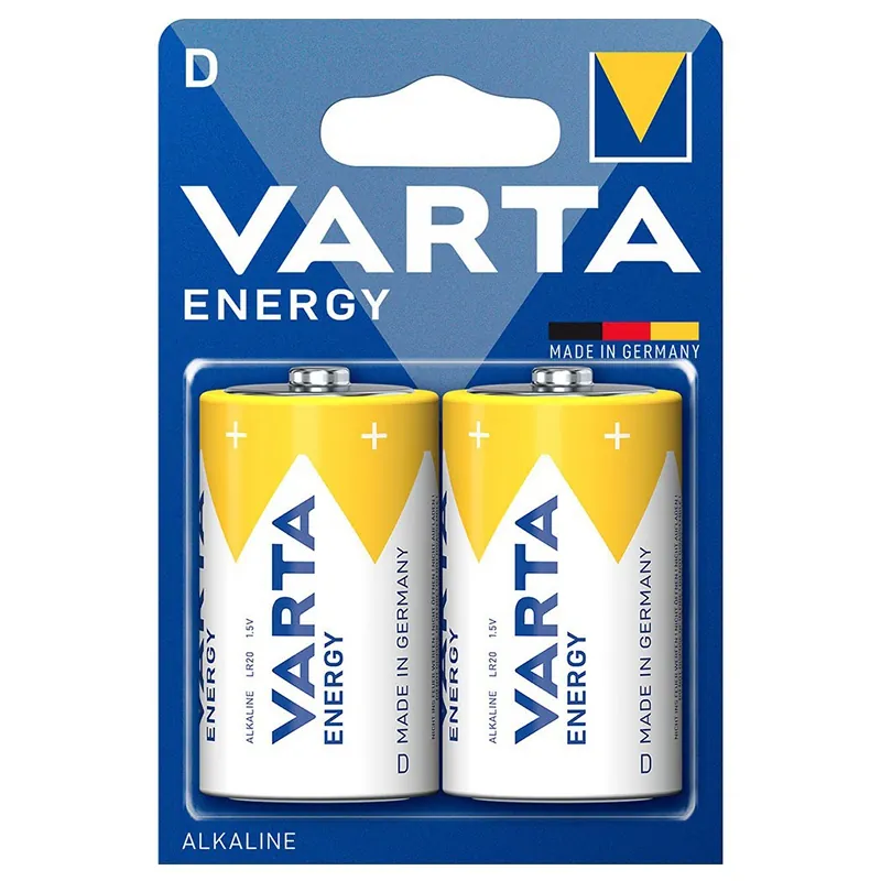 Baterie Alcalina Energy LR20 Bl 2 Buc Varta