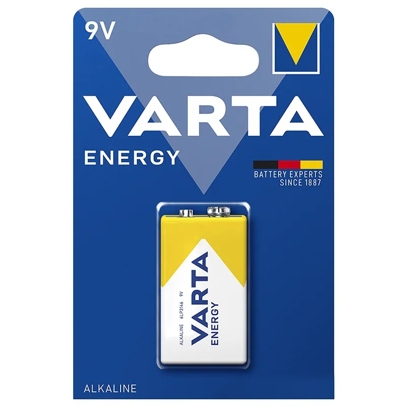 Baterie Alcalina Energy 9V Bl 1 Buc Varta