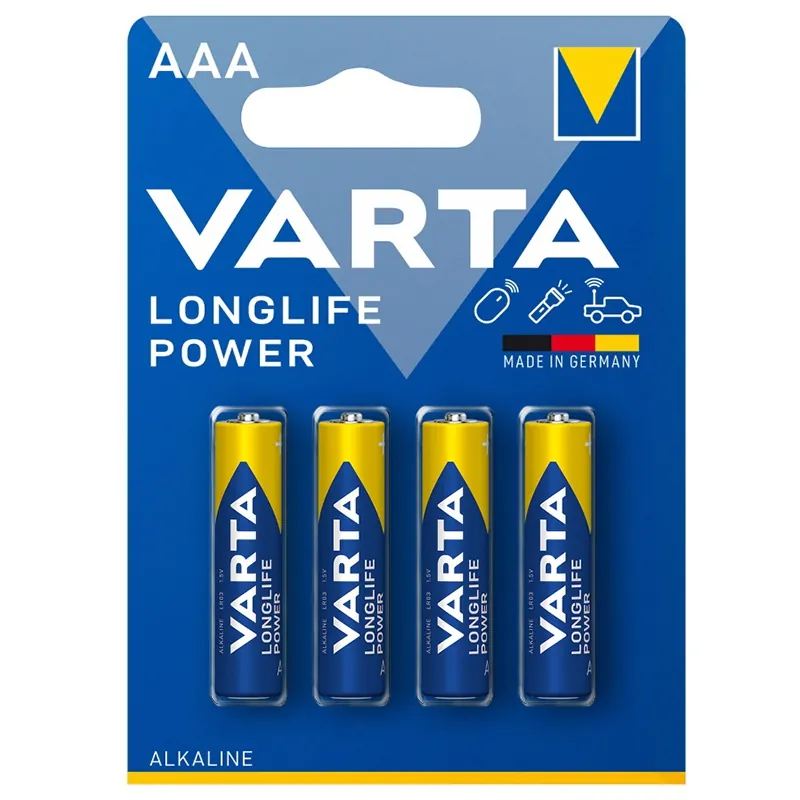 Baterie Alcalina Longlife Power LR3 Bl 4 Buc Varta