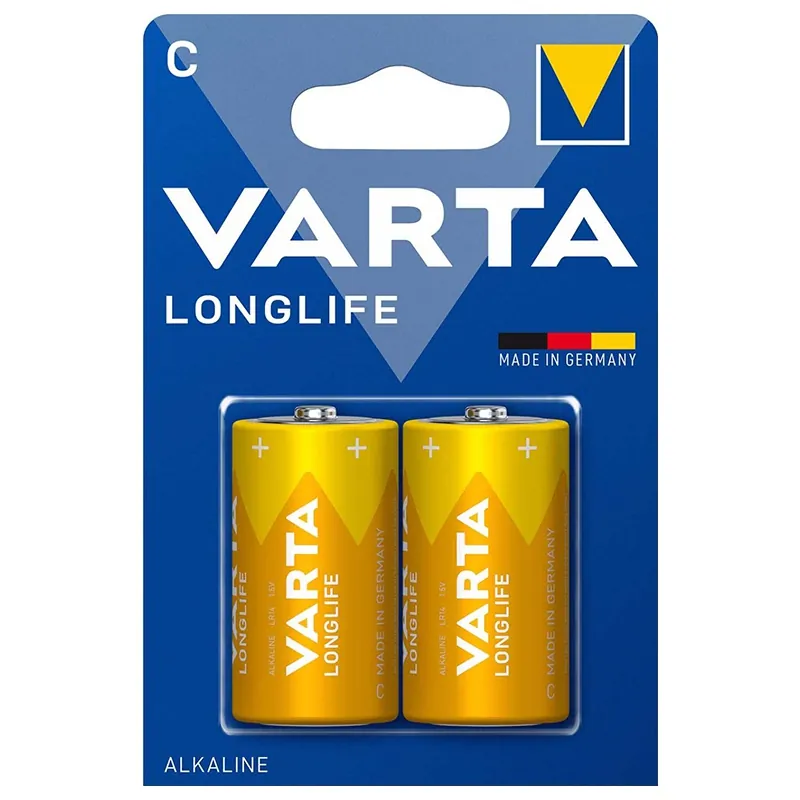 Baterie Alcalina Longlife LR14 Bl 2 Buc Varta