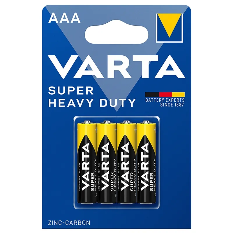 Baterie Super Heavy Duty R03 Bl 4 Buc Varta