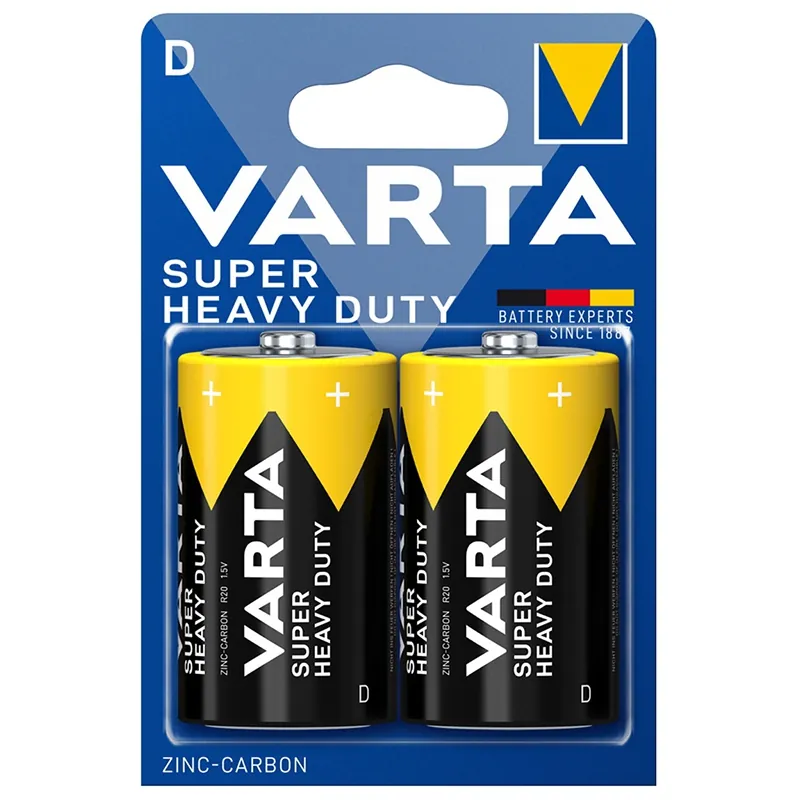 Baterie Super Heavy Duty R20 Bl 2 Buc Varta