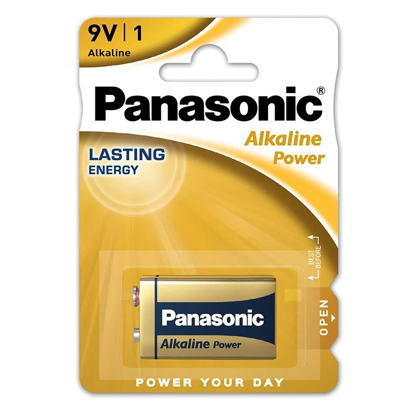 Baterie Alcalina Panasonic Bronze Lr 9V Blister 1 Buc