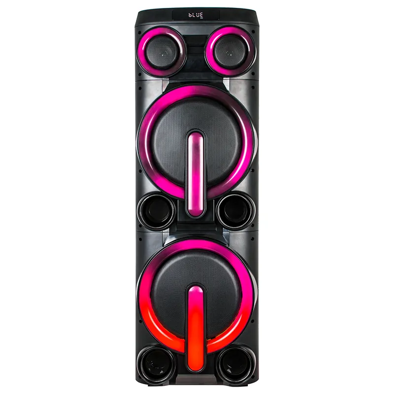 Boxa Portabila 2X10" Bluetooth/AUX/USB + Mic Wireless UHF