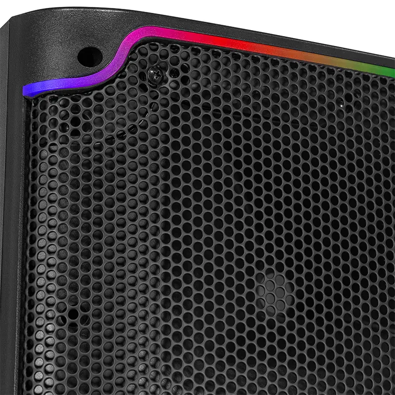 Boxa Activa 250W RMS 2X15"/38CM + Tweeter 1.75" cu BT/USB/SD/FM