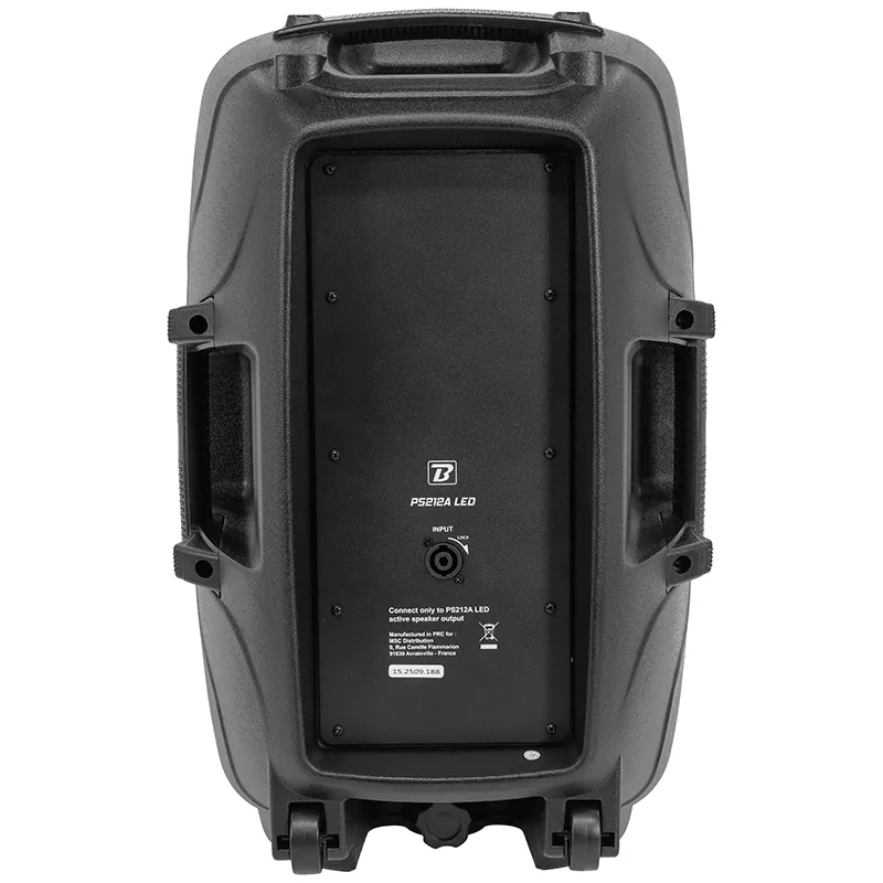 Set Boxe 2X12"/30CM 2X250W RMS 1 Activ + 1 Pasiv USB/SD/BT/FM