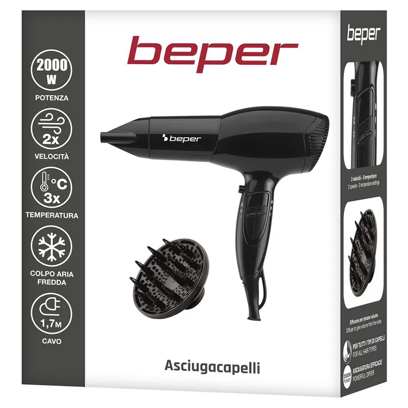 Uscator de Par 2000W Turbo Touch Beper