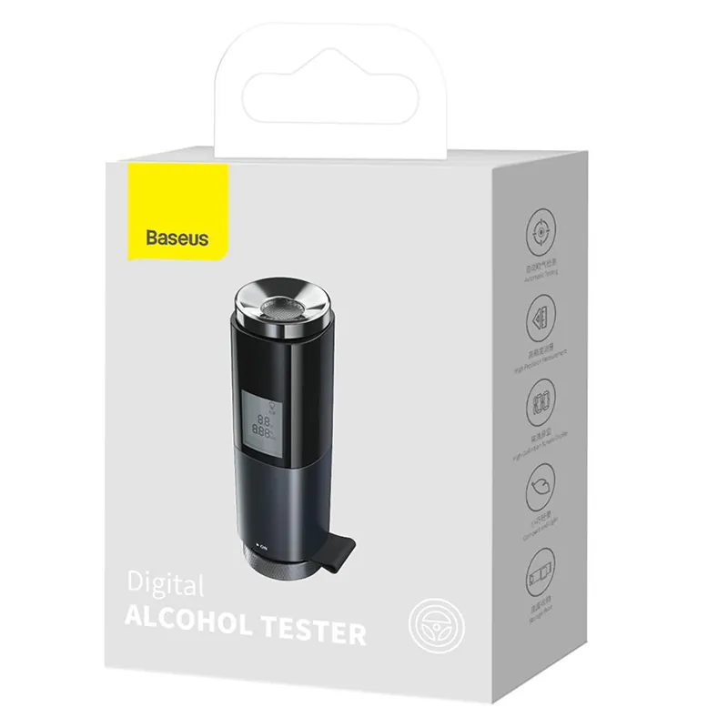 Tester Digital Alcool - Negru