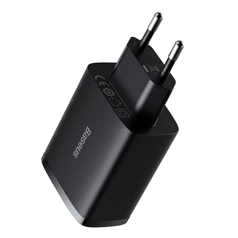Incarcator Retea 3XUSB Fast Charging 17W Baseus - Negru