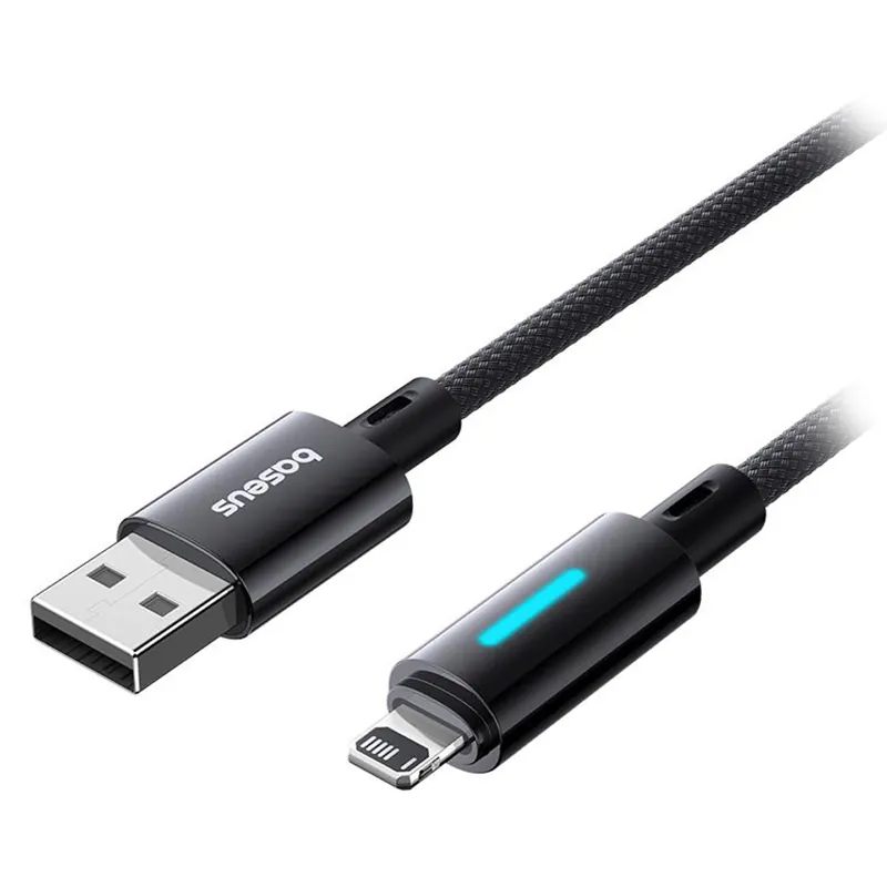 Cablu USB - Lightning 2.4A 1M Baseus - Negru
