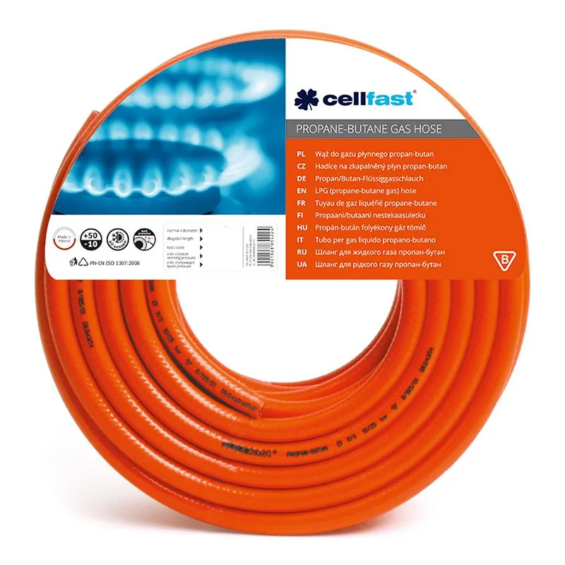 Furtun Gaz Propan-Butan 15(3+9+3)MM / 50M