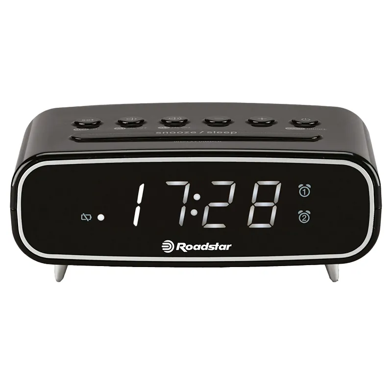 Ceas Desteptator cu Radio FM Pll - Negru