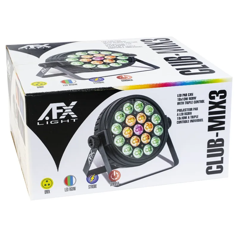 Par Rgbw 19X10W MIX3