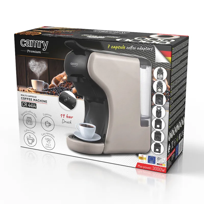 Espressor 19 Bar Multi Capsule CR 4414 Camry