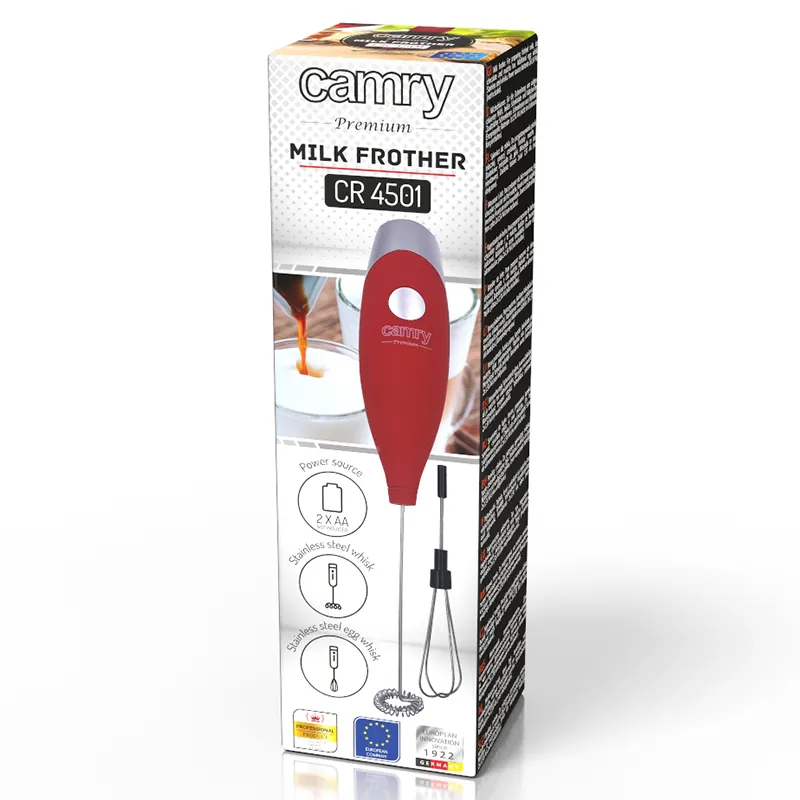 Milk Frother Manual Rosu Camry
