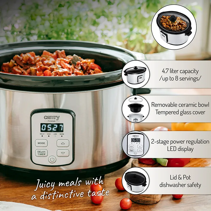 Slow Cooker 4.7L CR 6414 Camry