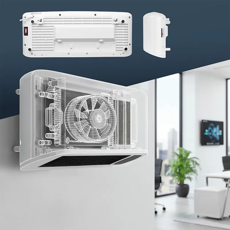 Aeroterma Tip Cortina Display LED Telecomanda 2000W