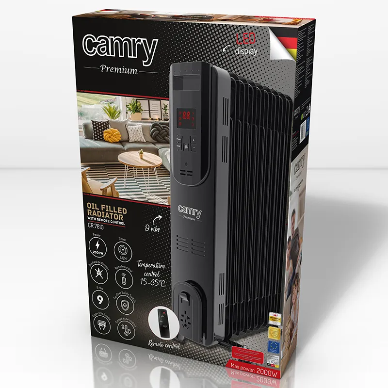 Radiator Ulei 9 Elementi 2000W CR 7810 Camry