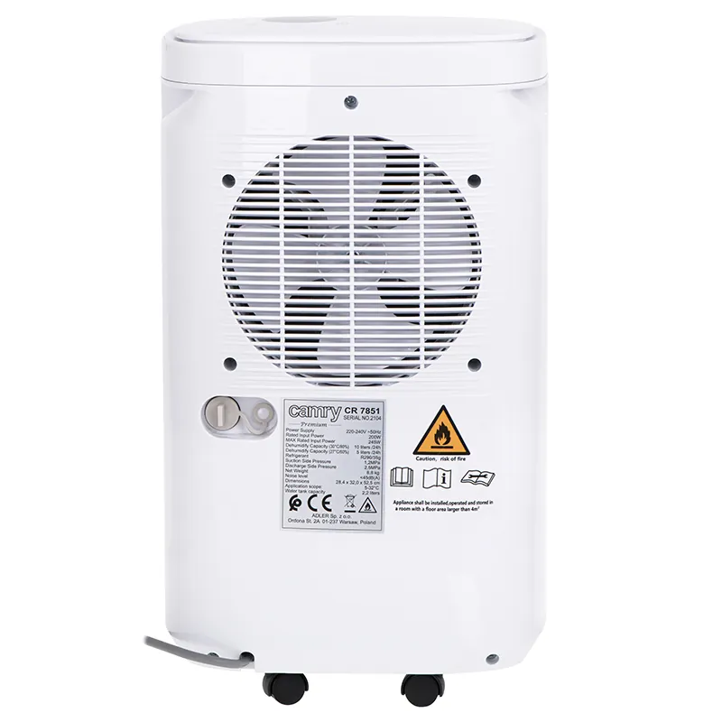 Dezumidificator Aer cu Compresor Camry
