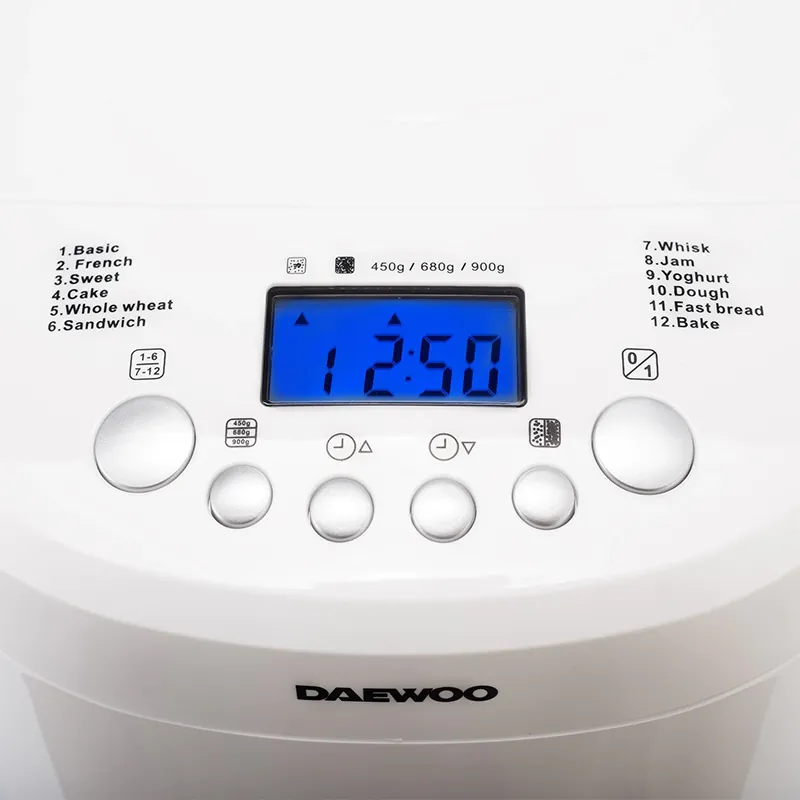 Masina de Facut Paine 600 W Culoare Alba Daew
