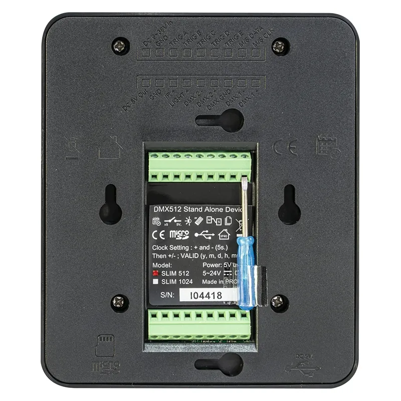 Interfata DMX - USB Controller Montaj Perete