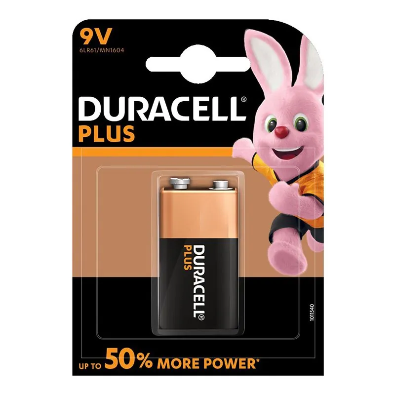 Baterie Alcalina 9V 6LR61 Duracell