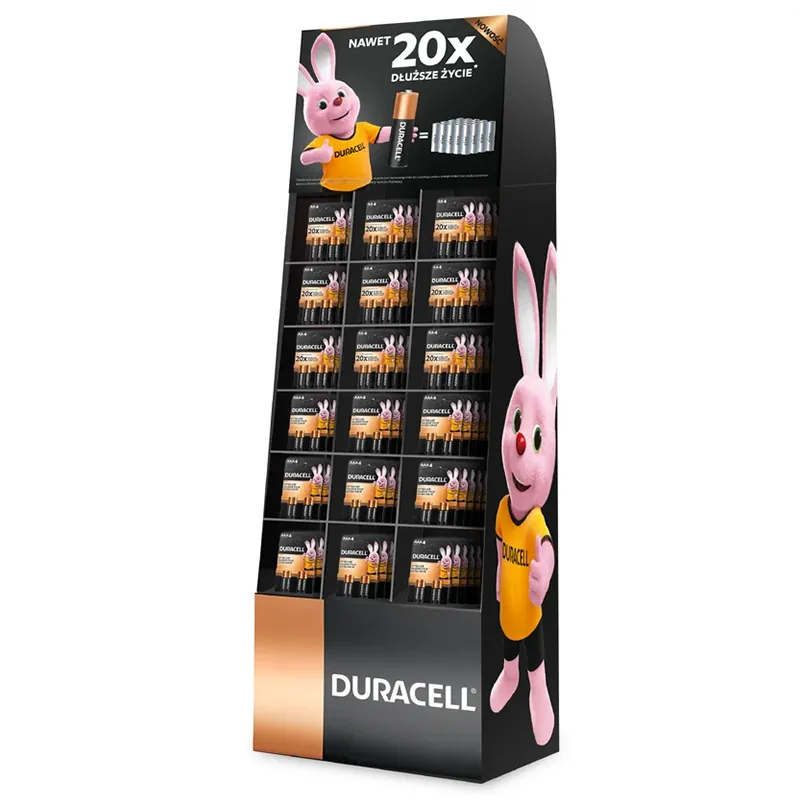 Stand Baterii 96X LR06 + 48X LR03 Duracell