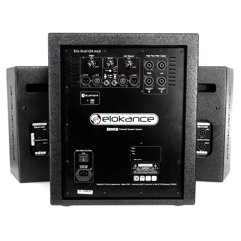 Sistem 1 Subwoofer Activ 270W + 4 Sateliti 12"/30CM 80WX4