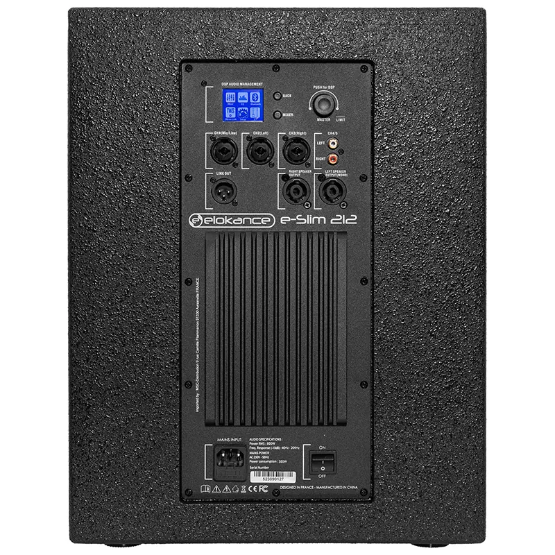 Subwoofer 12"/30CM  + Coloana 2X3"/ 800W RMS BT si TWS