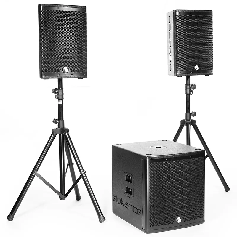 Kit Subwoofer 15"/38CM + 2 Sateliti 10"/25CM 800W RMS