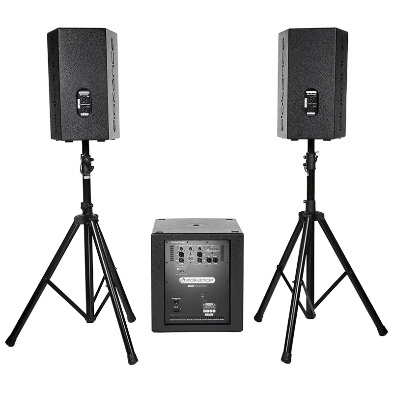 Kit Subwoofer 15"/38CM + 2 Sateliti 10"/25CM 800W RMS