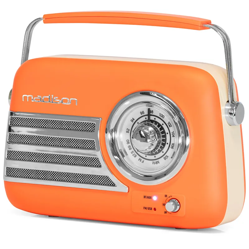 Radio FM Portabil Nostalgia 30W cu Functie BT/AUX -Mat