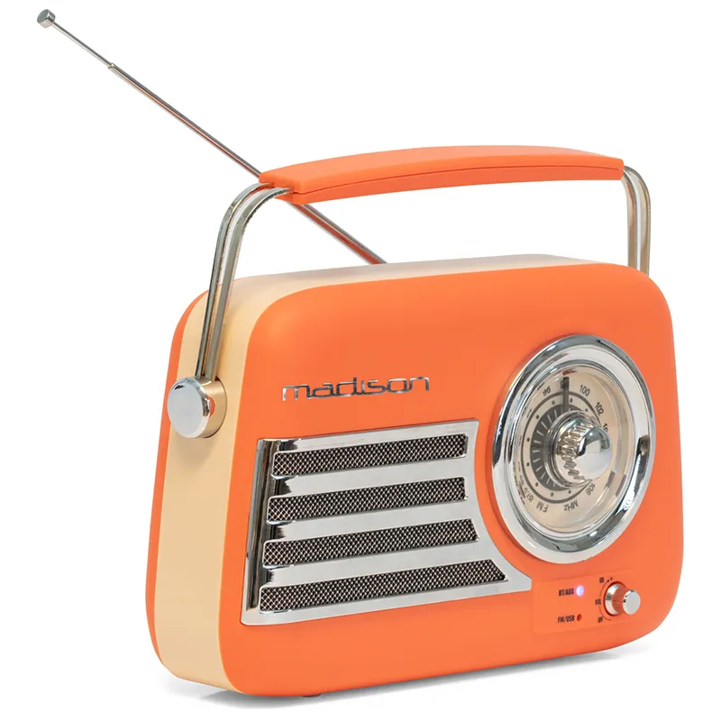 Radio FM Portabil Nostalgia 30W cu Functie BT/AUX -Mat