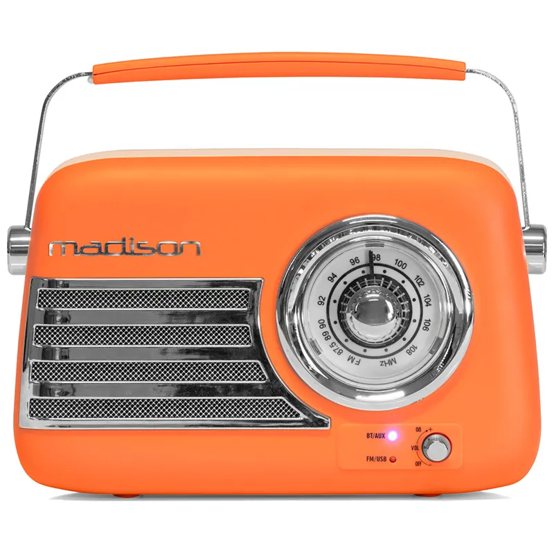 Radio FM Portabil Nostalgia 30W cu Functie BT/AUX -Mat