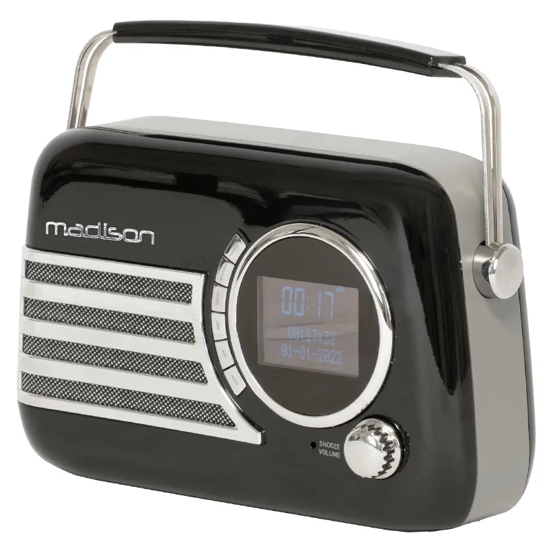 Radio FM/DAB Portabil Vintage 40W cu Functie Bluetooth/AUX