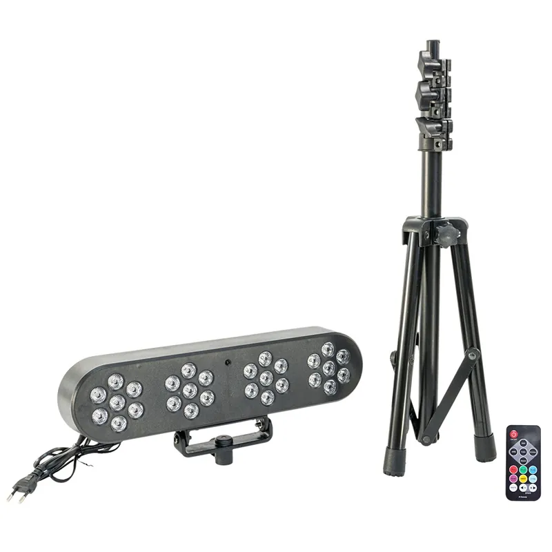 LED Bar 4X7X1W Rgbw + Trepied