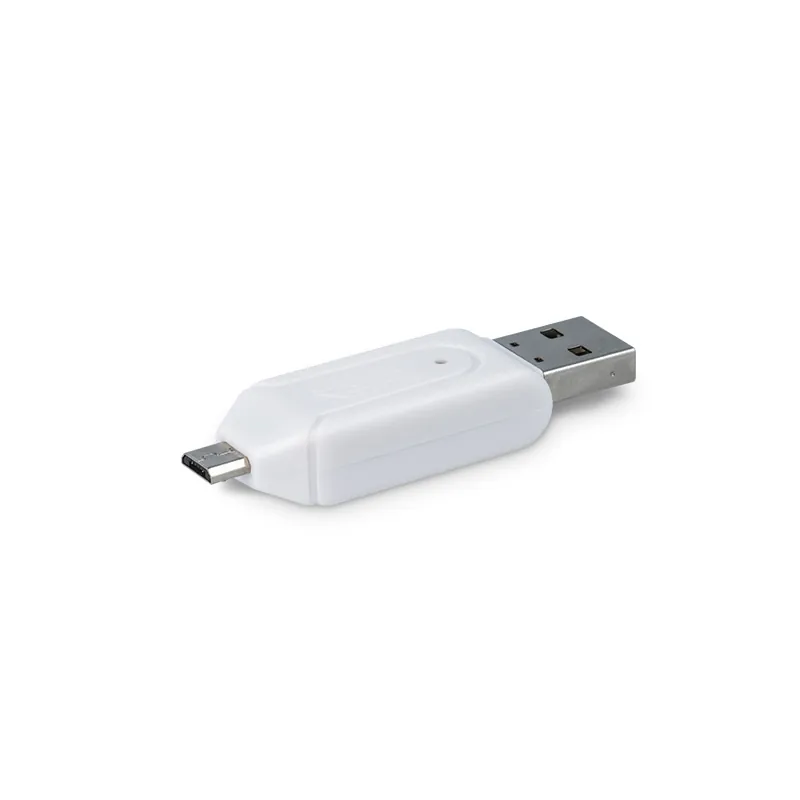 Cititor Card OTG Microusb/USB/SD - Alb