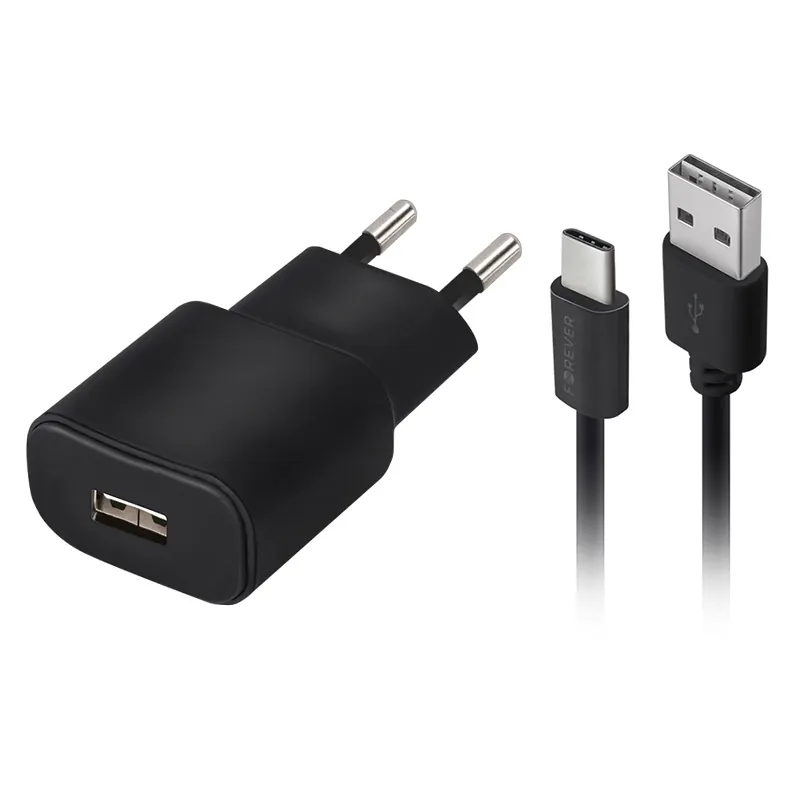 Incarcator Retea 10W 1X USB 2A + Cablu USB-C