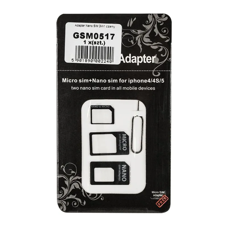 Adaptor Nano / Micro / SIM 3 in 1
