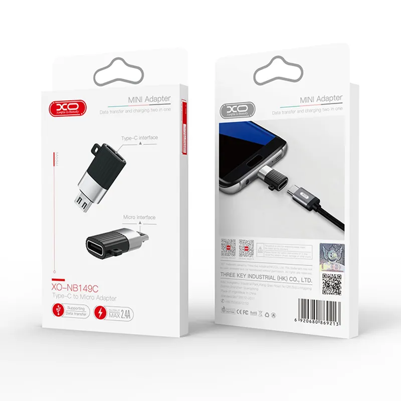Adaptor Micro USB la Tip C - Negru