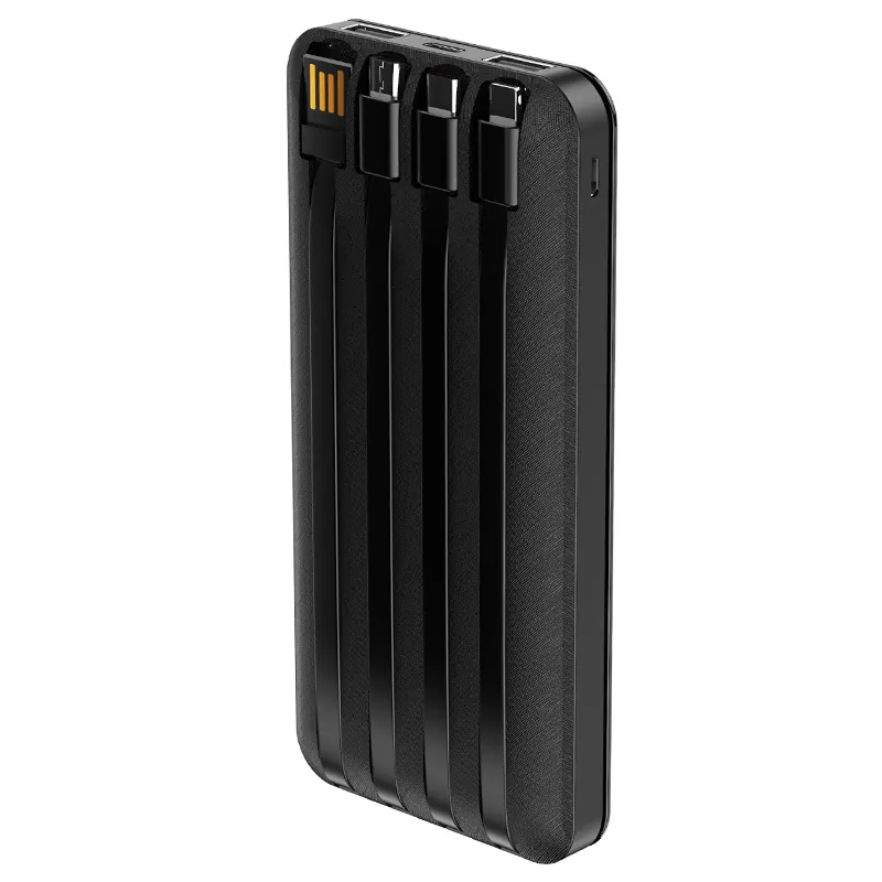 Power Bank 10000MAH 4IN1 USB/USB-C/Micro USB/Lightning