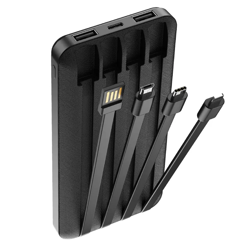 Power Bank 10000MAH 4IN1 USB/USB-C/Micro USB/Lightning
