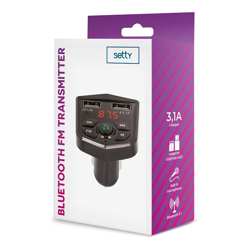 Modulator FM cu Bluetooth Tfm-03
