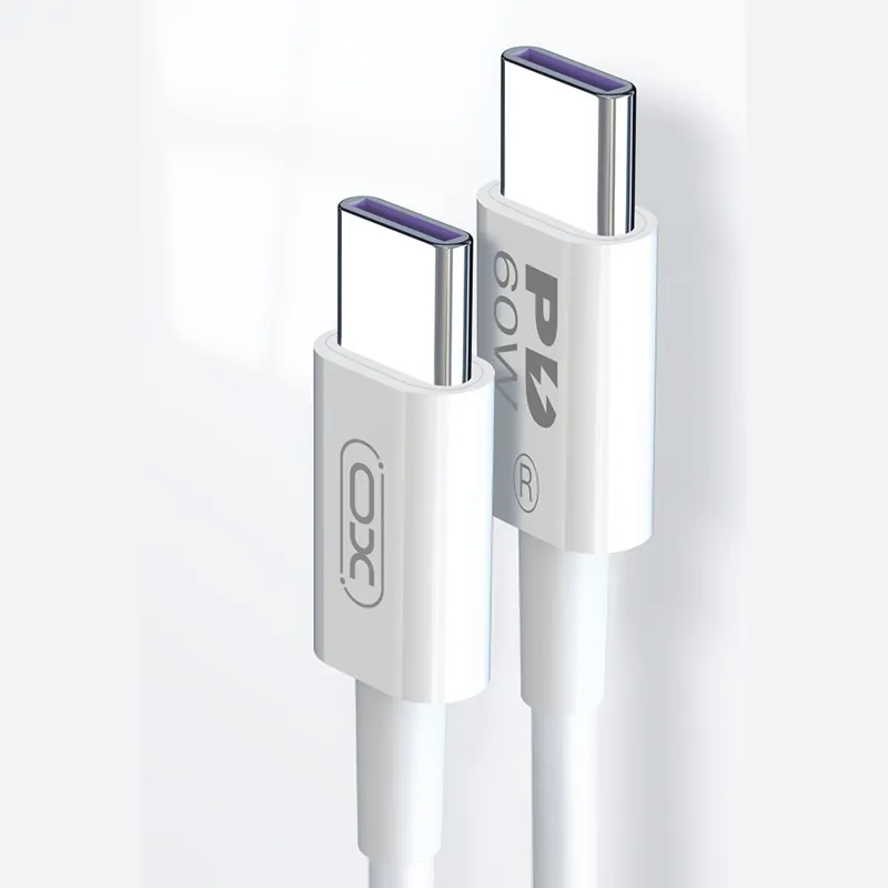 Cablu Tip C - Tip C 60W 2M - Alb