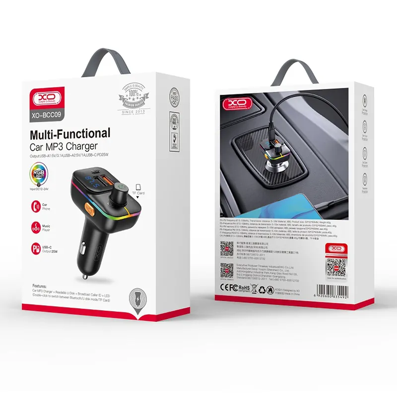 Modulator FM cu 2X USB si Bluetooth