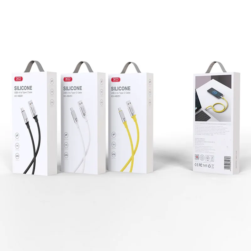 Cablu USB - Tip C 6A 1M - Galben