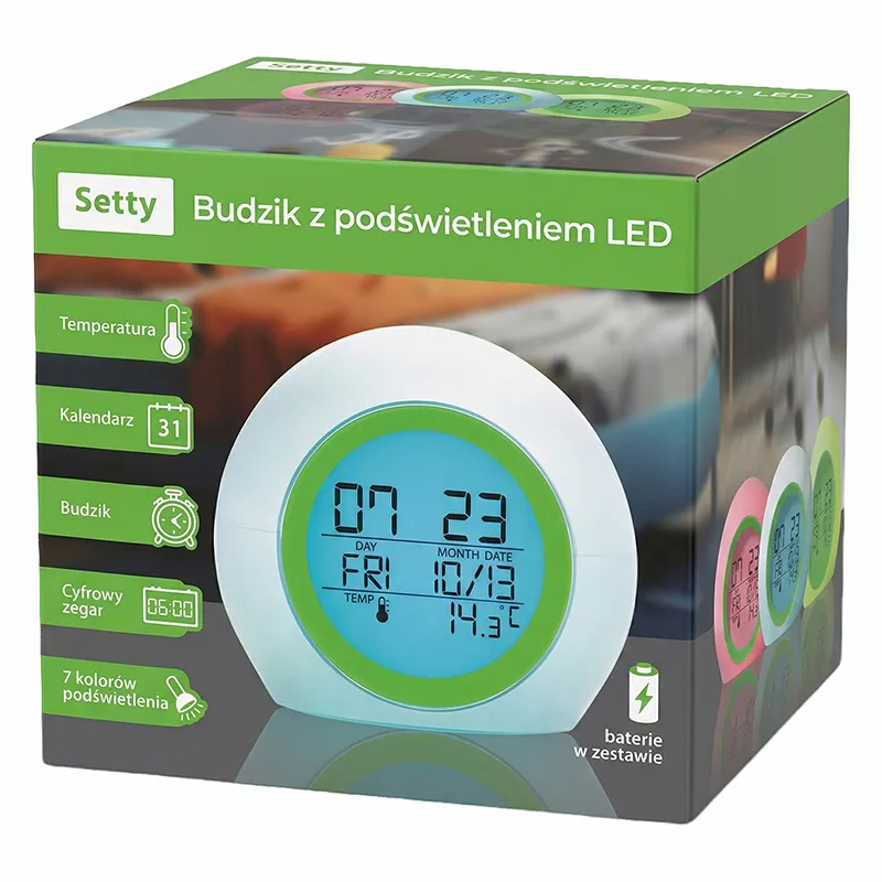 Ceas Desteptator cu Termomentru
