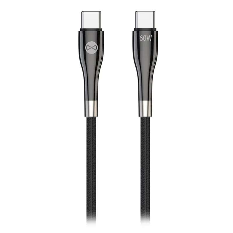 Cablu USB-C - USB C 2M 60W - Negru
