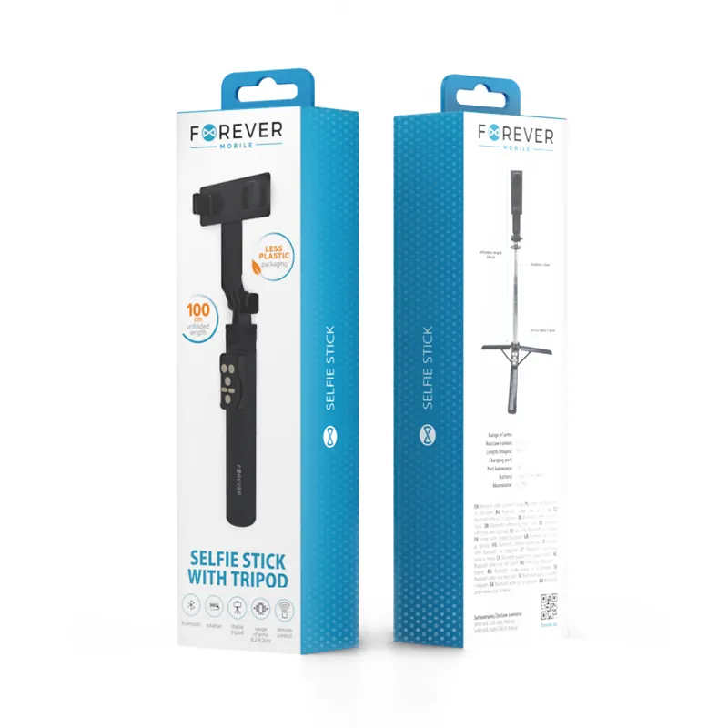 Selfie Stick cu Trepied 2IN1 cu Bluetooth si Telecomanda